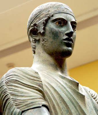 The Bronze Charioteer, Delphi Museum