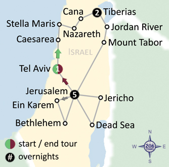 The Holy Land Map