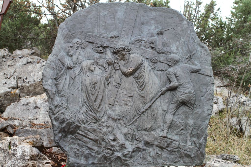 Veronica Wipes the Face of Jesus