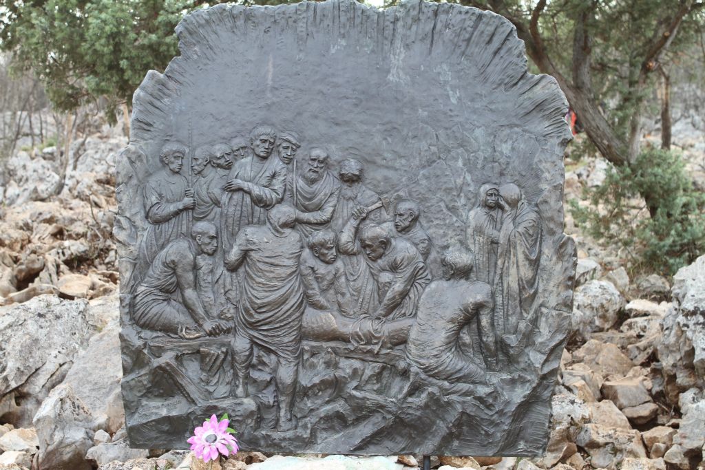 Jesus is Nailed to the Cross